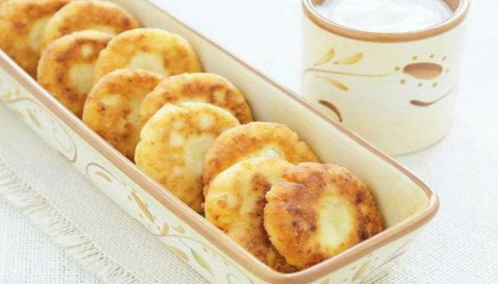 Яблочные сырники