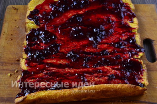 выложить начинку