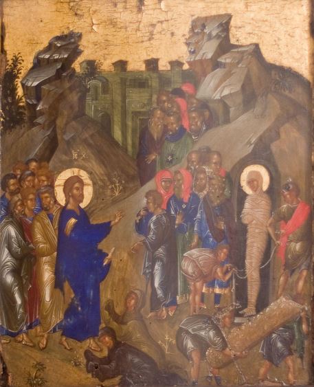 Воскрешение Лазаря (Византийская икона)