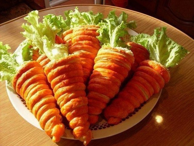 слоеная морковка